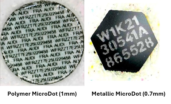 Polymer-film microdot